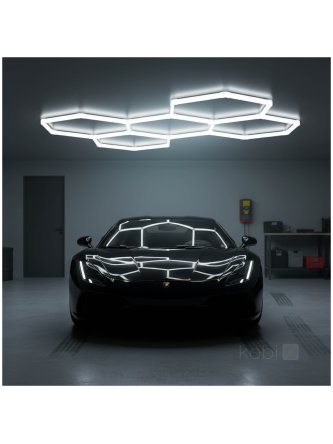 Oprawa sufitowa LED HEXLINE 208x300cm 6500K Kobi
