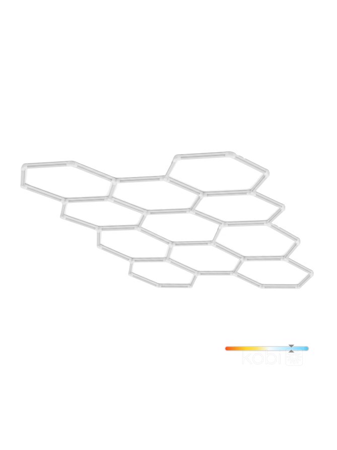Oprawa sufitowa LED HEXLINE 300x516cm 6500K Kobi