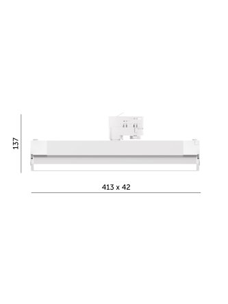 Reflektor szynowy LED NEXTRACK LINE 36W 4000K biały Kobi 2