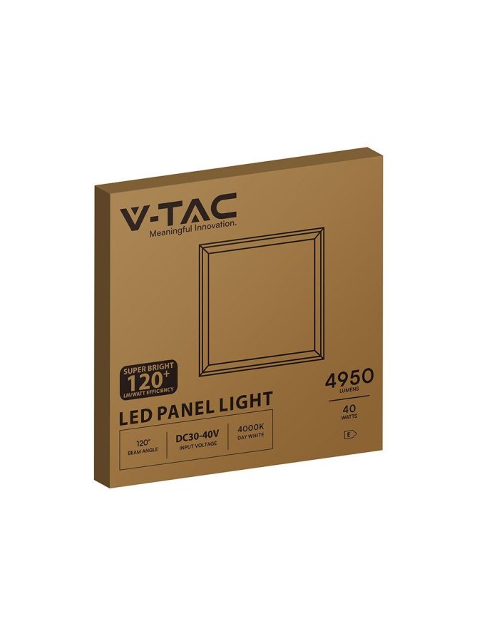 Panel LED V-TAC 40W 60x60 pmma 120Lm/W Zasilacz Starsense VT-6060 4000K 4950lm