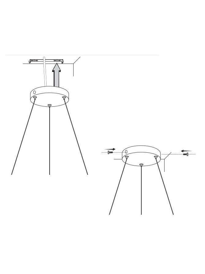 Elegancki żyrandol nad stół ring - LEDco.pl