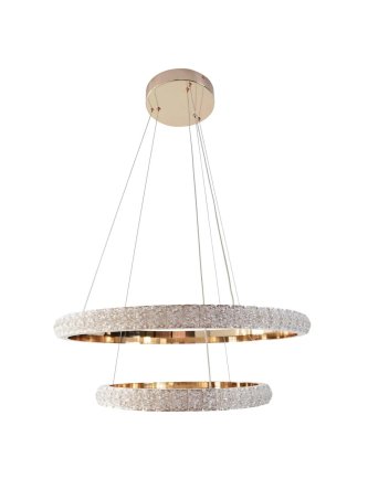 Elegancki żyrandol nad stół ring - LEDco.pl