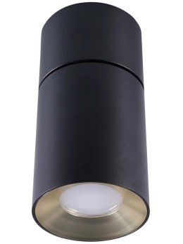 Lampa sufitowa regulowana czarno złota NIXA spot 314277 - LEDco.pl