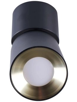 Lampa sufitowa regulowana czarno złota NIXA spot 314277 - LEDco.pl