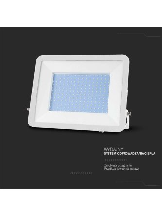 Naświetlacz LED V-TAC 300W SAMSUNG CHIP PRO-S biały VT-44300 6500K 26390lm 5 lat gwarancji 2