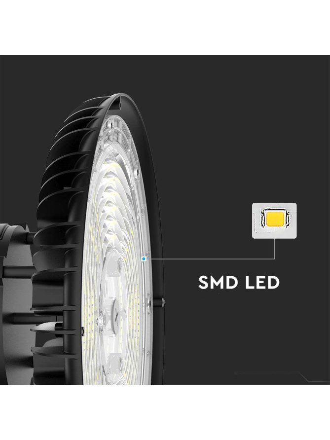 Oprawa V-TAC LED high bay LIFUD driver 0-10V 160Lm/W 120W/150W/200W VT-90202 3000K+4000K+5000K 32000lm 5 lat gwarancji