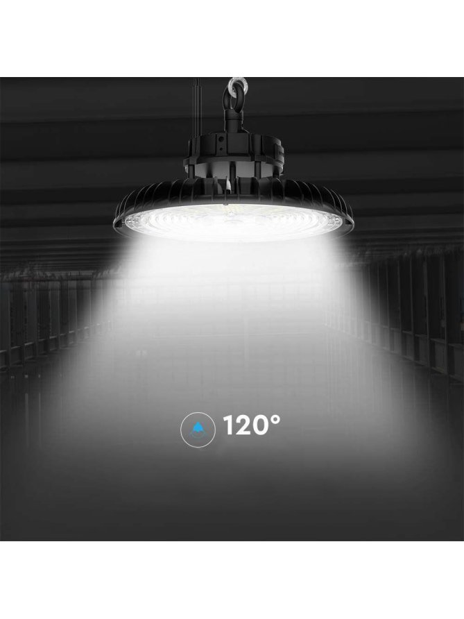 Oprawa V-TAC LED high bay LIFUD driver 0-10V 160Lm/W 120W/150W/200W VT-90202 3000K+4000K+5000K 32000lm 5 lat gwarancji
