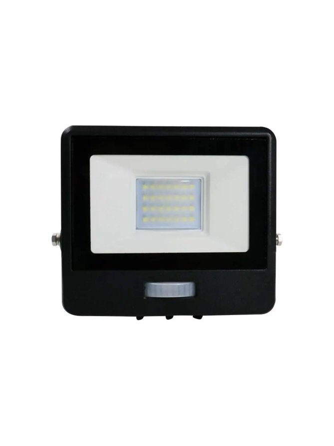 Naświetlacz LED V-TAC 10W SAMSUNG CHIP czujnik ruchu czarny Z mufą VT-118S 3000K 735lm 5 lat gwarancji
