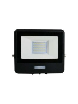 Naświetlacz LED V-TAC 10W SAMSUNG CHIP czujnik ruchu czarny Z mufą VT-118S 3000K 735lm 5 lat gwarancji