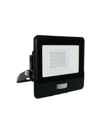 Naświetlacz LED V-TAC 20W SAMSUNG CHIP czujnik ruchu czarny Z mufą VT-128S-B 3000K 1510lm 5 lat gwarancji