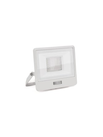 Naświetlacz LED V-TAC 30W SAMSUNG CHIP czujnik ruchu biały Z mufą VT-138S 6500K 2340lm 5 lat gwarancji
