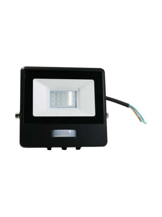 Naświetlacz LED V-TAC 10W SAMSUNG CHIP czujnik ruchu czarny przewód 1M VT-118S-1 6400K 735lm 5 lat gwarancji 2