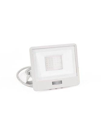 Naświetlacz LED V-TAC 30W SAMSUNG CHIP czujnik ruchu biały przewód 1M VT-138S-1 6400K 2340lm 5 lat gwarancji