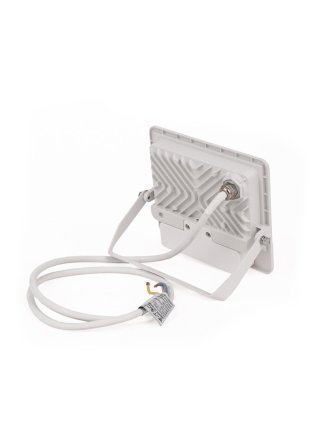 Naświetlacz LED V-TAC 30W SAMSUNG CHIP czujnik ruchu biały przewód 1M VT-138S-1 6400K 2340lm 5 lat gwarancji 2
