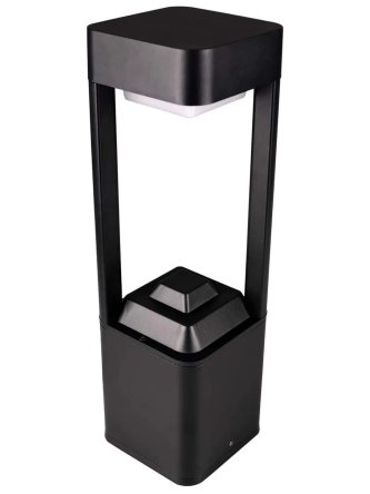 Lampa ogrodowa stojąca słupek nowoczesny z prześwitem - LEDco.pl
