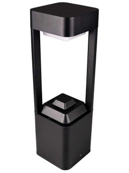 Lampa ogrodowa stojąca słupek nowoczesny z prześwitem - LEDco.pl