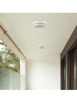 Oprawa sufitowa plafoniera V-TAC 18W LED okrągły 195x38mm IP54 VT-8096 3000K 1820lm