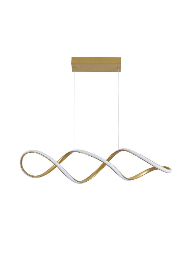 Lampa wisząca symbol nieskończoności owalna designerska - LEDco.pl