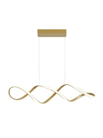 Lampa wisząca symbol nieskończoności owalna designerska - LEDco.pl
