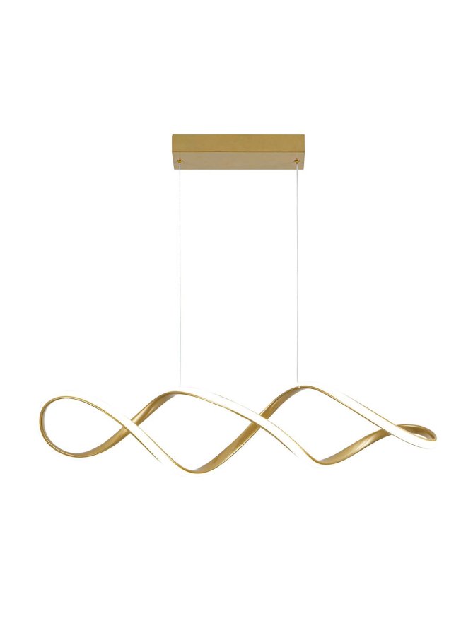 Lampa wisząca symbol nieskończoności owalna designerska - LEDco.pl