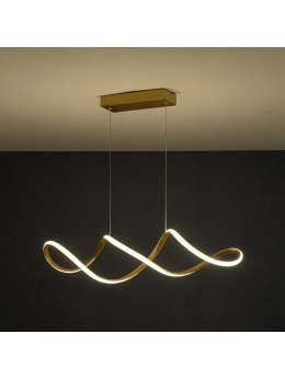 Lampa wisząca symbol nieskończoności owalna designerska - LEDco.pl