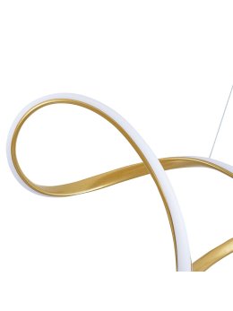 Lampa wisząca symbol nieskończoności owalna designerska - LEDco.pl
