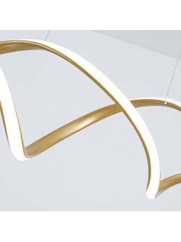 Lampa wisząca symbol nieskończoności owalna designerska - LEDco.pl