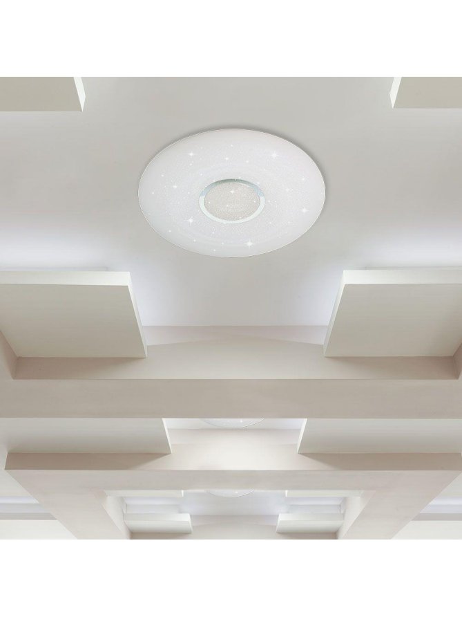 Oprawa sufitowa plafoniera V-TAC 60W LED pilot CCT fi.500 gwiazdy VT-8556 3000K-6500K 6000lm