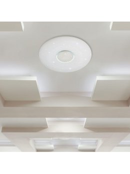 Oprawa sufitowa plafoniera V-TAC 60W LED pilot CCT fi.500 gwiazdy VT-8556 3000K-6500K 6000lm