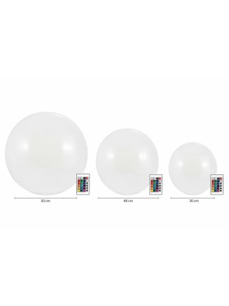 Zestaw kul lamp solarnych RGB ogrodu GoldLux - LEDco.pl