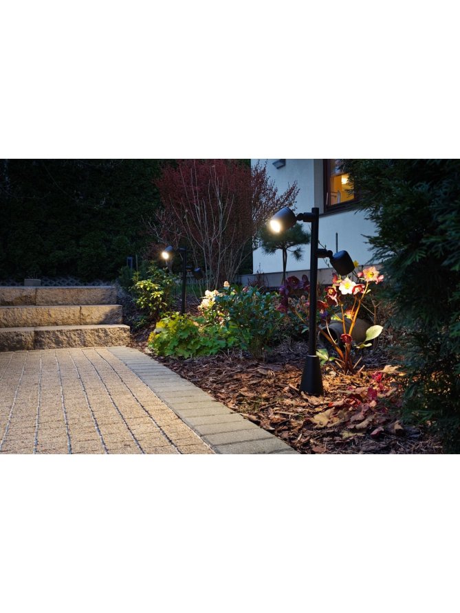 Słupek ogrodowy 70cm Dublo  DBL-700 z regulacją  kąta | LEDco.pl