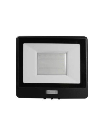Naświetlacz LED V-TAC 50W SAMSUNG CHIP czujnik ruchu czarny przewód 1M VT-158S-1 6400K 4000lm 5 lat gwarancji 2
