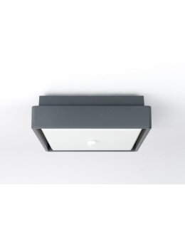 Plafon zewnętrzny z czujnikiem ruchu PIR antracyt Beni 18W IP65 LEDco.pl