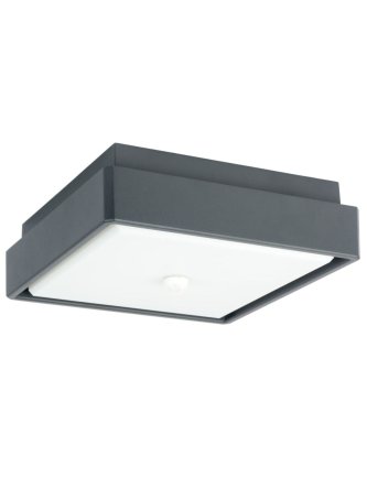 Plafon zewnętrzny z czujnikiem ruchu PIR antracyt Beni 18W IP65 LEDco.pl