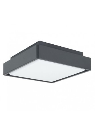 Plafon zewnętrzny na taras kwadratowy BENI lampa nad drzwi wejściowe
