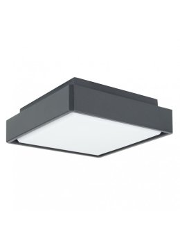 Plafon zewnętrzny na taras kwadratowy BENI lampa nad drzwi wejściowe