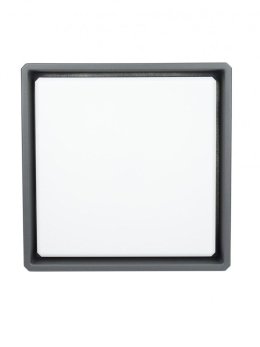Plafon zewnętrzny na taras kwadratowy BENI lampa nad drzwi wejściowe