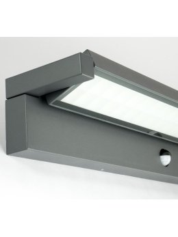 Kinkiety zewnętrzne z czujnikiem ruchu lampa nad garaż 50W na pilot LEDco.pl