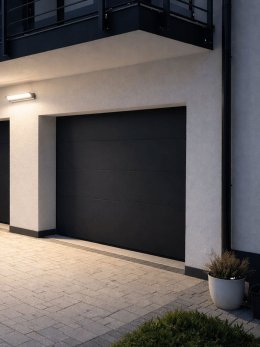 Kinkiety zewnętrzne z czujnikiem ruchu lampa nad garaż 50W na pilot LEDco.pl