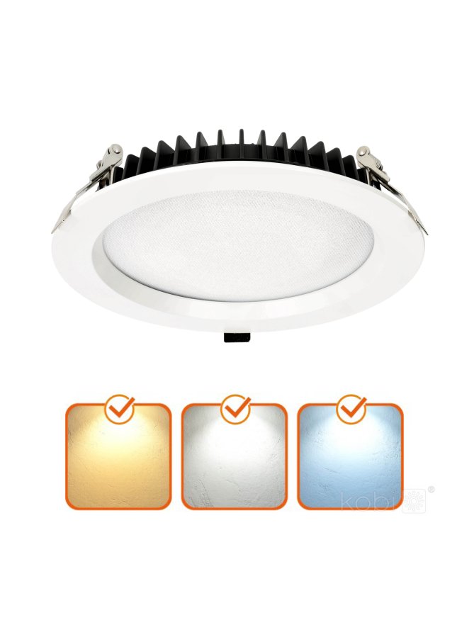 Oprawa podtynkowa downlight LED NEXEYE 30W 3CCT IP44 Kobi Pro 004654