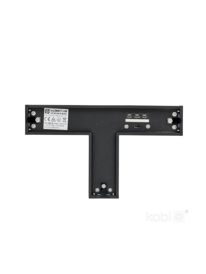 Łącznik T do LED KOLINE K2 czarny Kobi Pro 003718