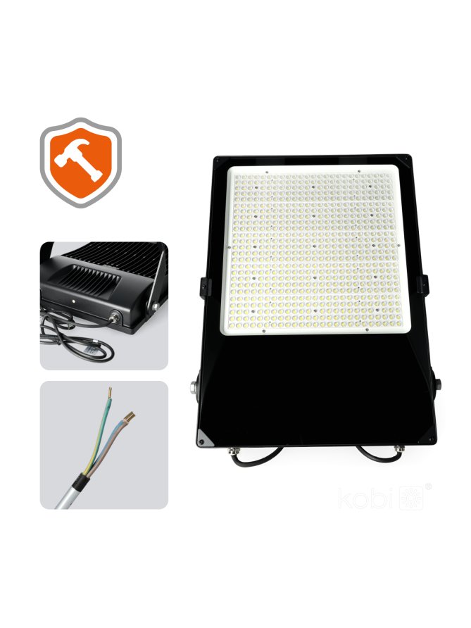 Naświetlacz LED halogen zewnętrzny US 500W 5000K IP66 60° DIM Kobi Pro 001869
