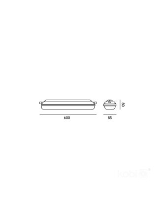 Oprawa hermetyczna liniowa LED NEXFORCE N2 20W 4000K Kobi Pro 003675 2