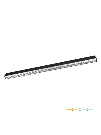 Oprawa liniowa przemysłowa LED KOLINE K2 20-30-40W 3CCT UGR19 czarna Kobi Pro 004781