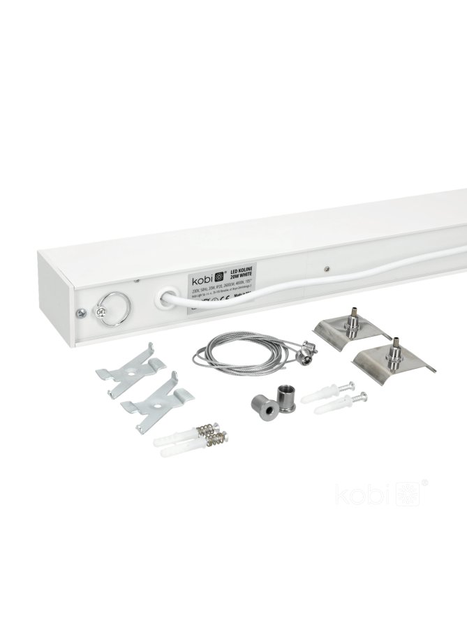 Lampa liniowa wisząca KOLINE K1 20W 4000K biała Kobi Pro 001615