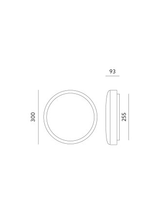 Plafon LED DEFENDER 24W 4000K IP66 Kobi Pro 001594 2