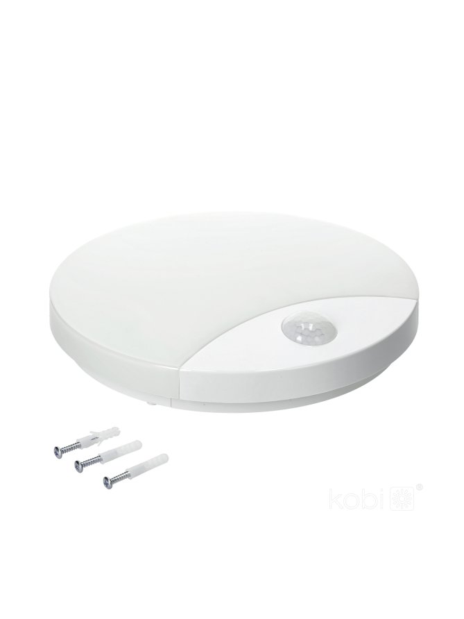 Plafon z czujnikiem ruchu LED ORBIS 10W 4000K LX IP44 Kobi Pro 000089