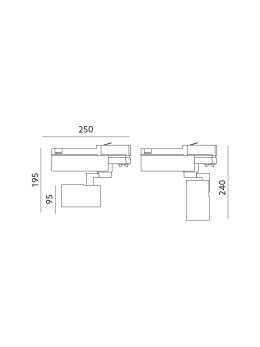 Reflektor szynowy LED NEXTRACK NT3 35W 3000K 60° biały Kobi Pro 000111