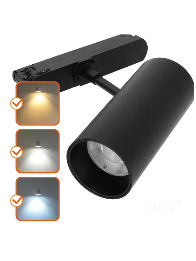 Reflektor szynowy LED NEXTRACK CORE 10W 3CCT 36° czarny Kobi Pro 001721