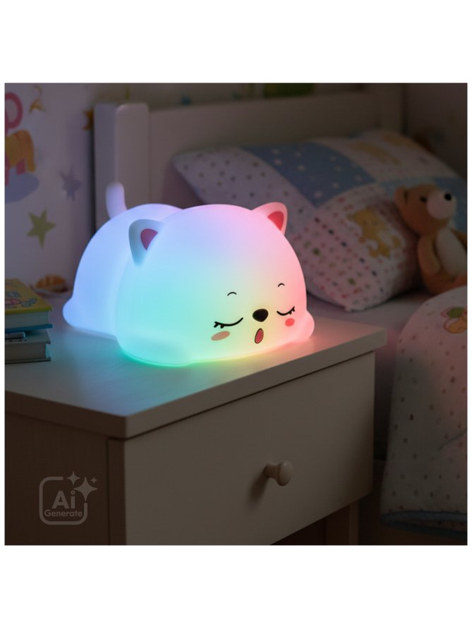 Lampka nocna LED DREAM CAT Kobi Design 
